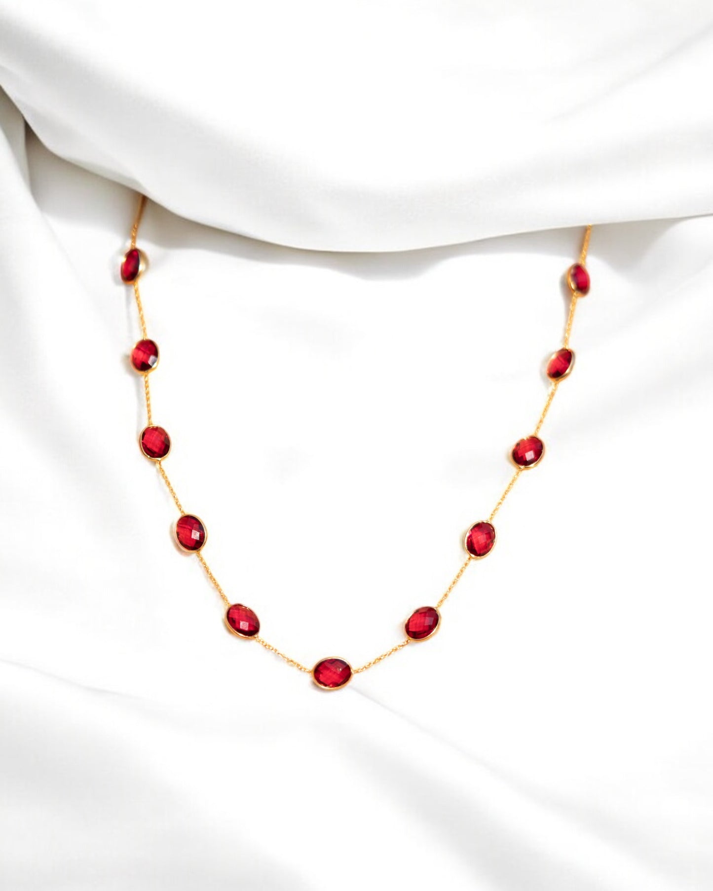 Natural Garnet Necklace
