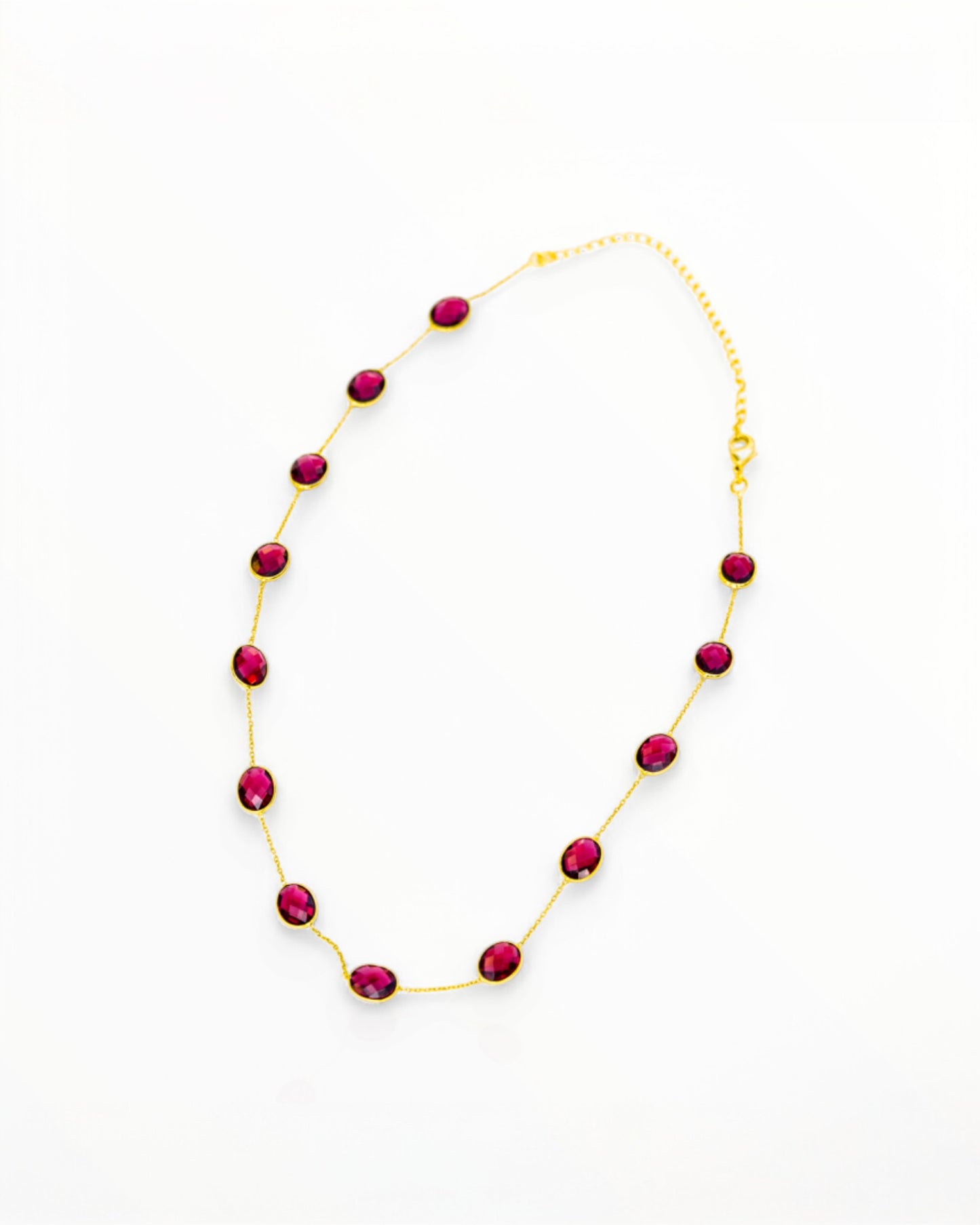 Natural Garnet Necklace