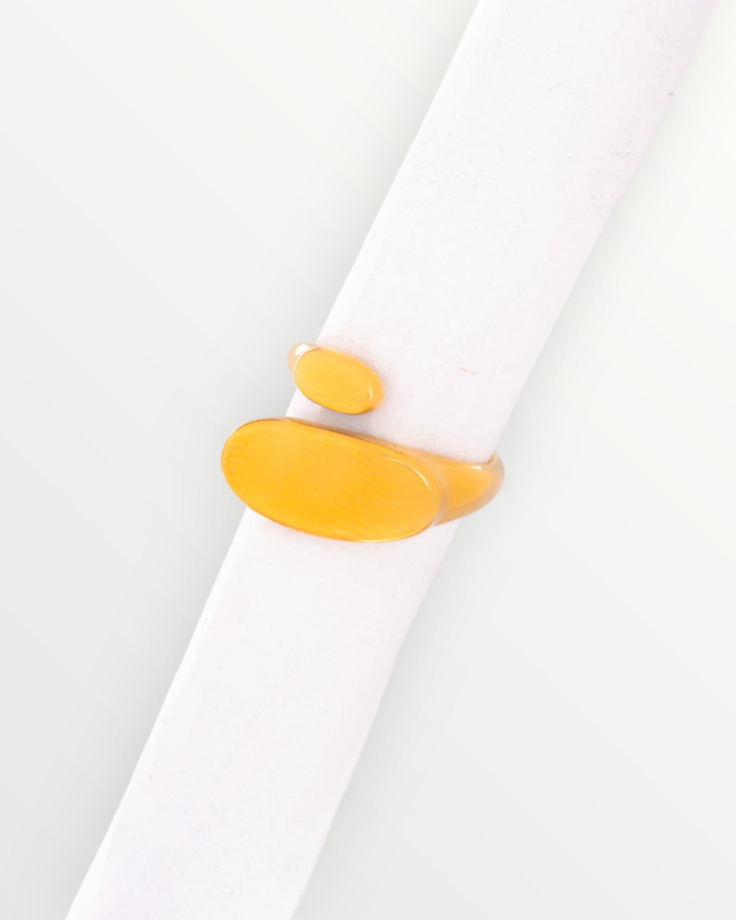 Minimalist Gold Wrap Ring - Modern Statement Band