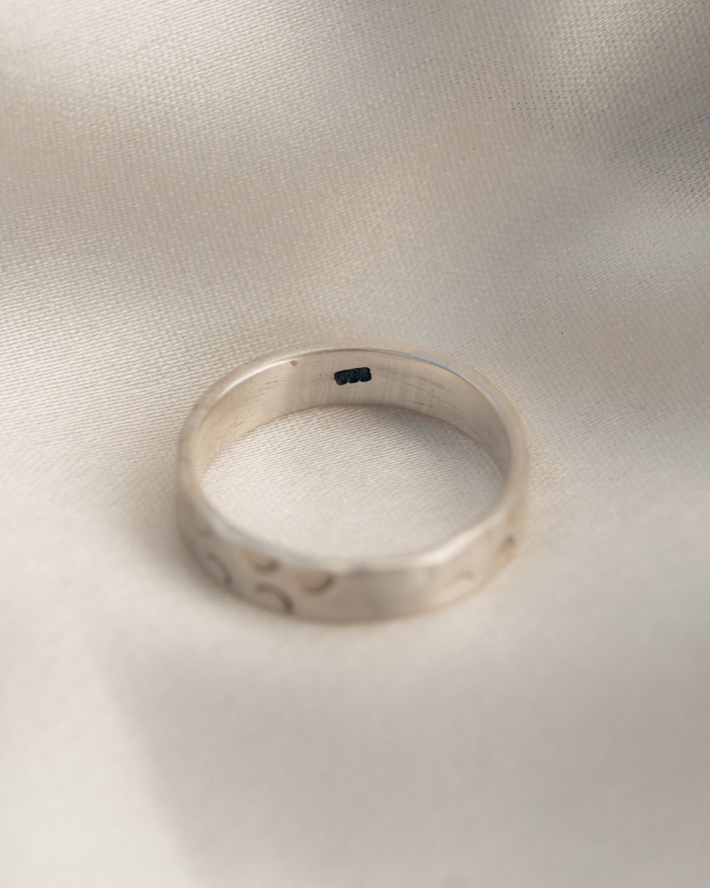 Handcrafted 925 Sterling Silver Moon Phases Ring